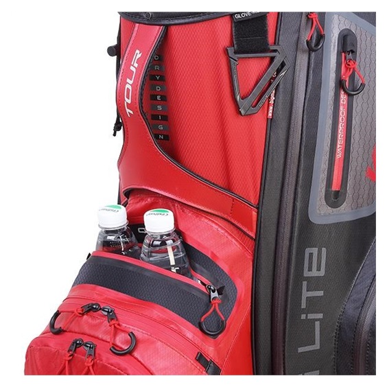 Big Max Dri Lite Tour Cartbag, rot/schwarz