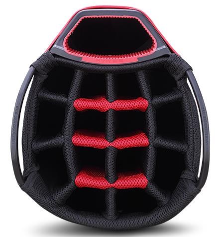 Big Max Dri Lite Tour Cartbag, rot/schwarz