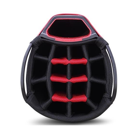 Big Max Dri Lite Tour Cartbag, rot/schwarz