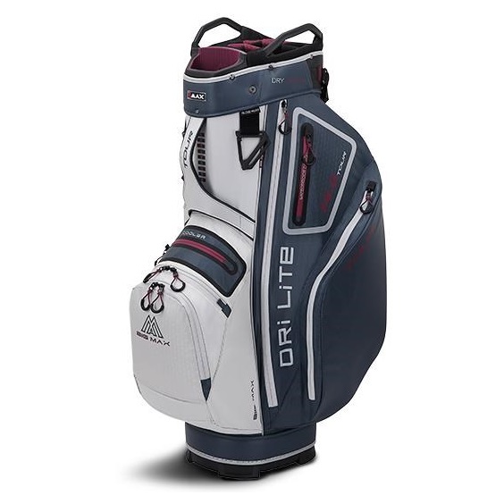 Big Max Dri Lite Tour Cartbag, white/blueberry/merlot