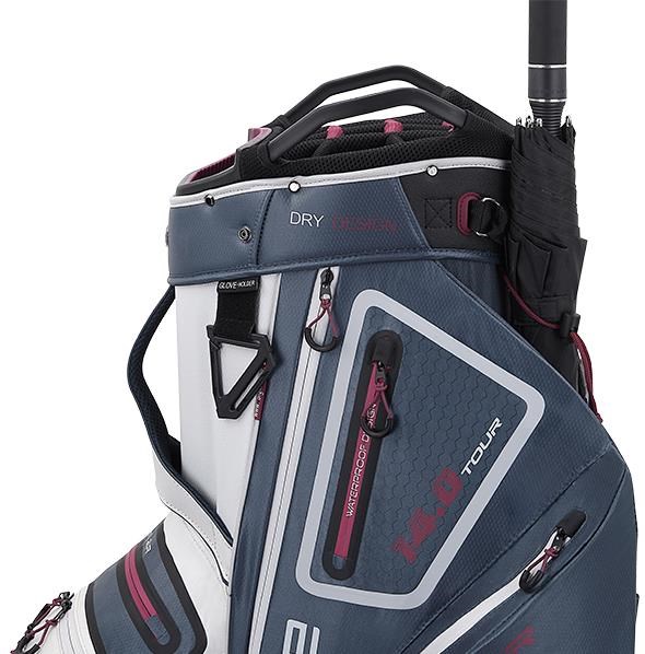 Big Max Dri Lite Tour Cartbag, white/blueberry/merlot