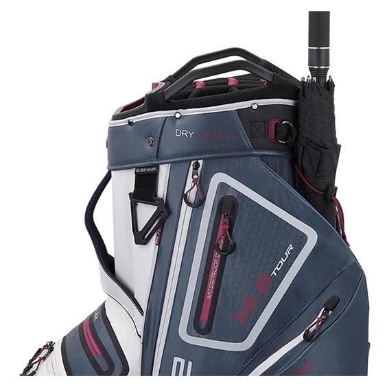 Big Max Dri Lite Tour Cartbag, white/blueberry/merlot