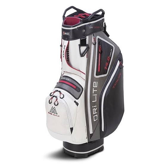 Big Max Dri Lite Tour Cartbag, weiss/grau/schwarz/merlot