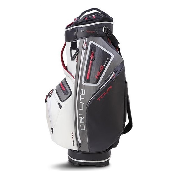 Big Max Dri Lite Tour Cartbag, weiss/grau/schwarz/merlot