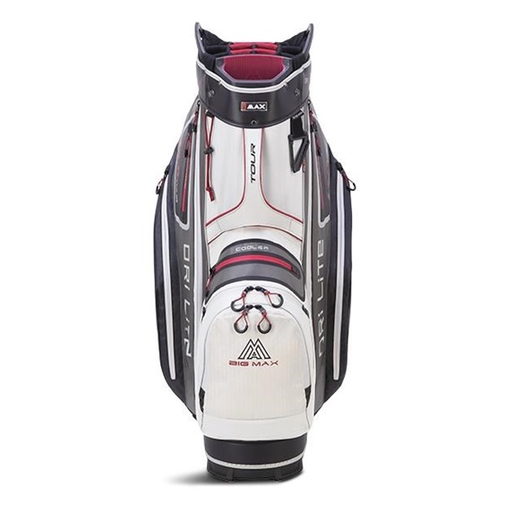 Big Max Dri Lite Tour Cartbag, weiss/grau/schwarz/merlot