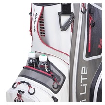 Big Max Dri Lite Tour Cartbag, weiss/grau/schwarz/merlot