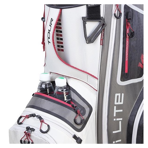 Big Max Dri Lite Tour Cartbag, weiss/grau/schwarz/merlot