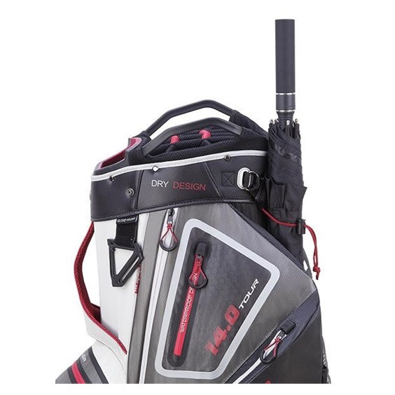 Big Max Dri Lite Tour Cartbag, weiss/grau/schwarz/merlot
