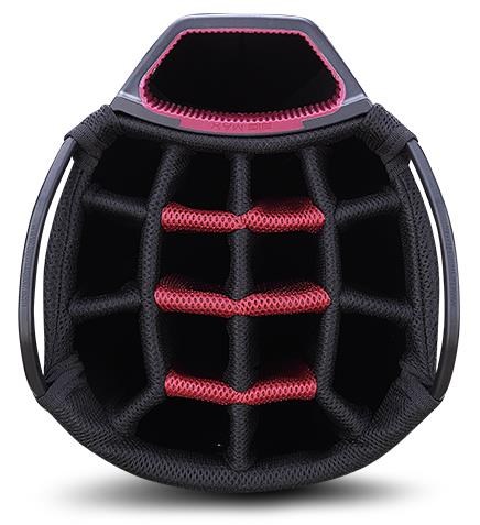 Big Max Dri Lite Tour Cartbag, weiss/grau/schwarz/merlot