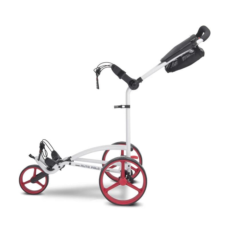 Big Max Autofold FF Golf Trolley, weiss/rot
