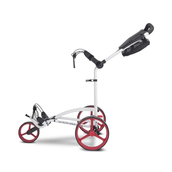 Big Max Autofold FF Golf Trolley, weiss/rot