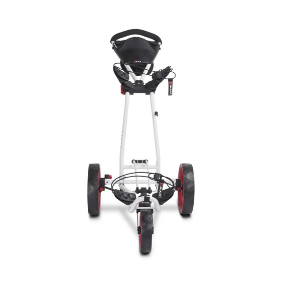 Big Max Autofold FF Golf Trolley, weiss/rot