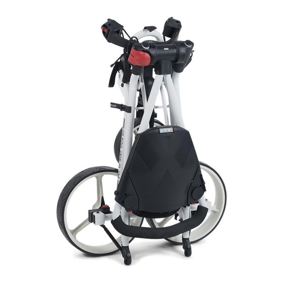 Big Max Autofold FF Golf Trolley, weiss/rot