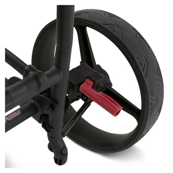 Big Max Autofold FF Golf Trolley, weiss/rot