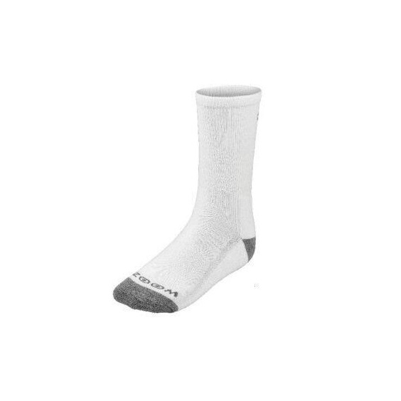 Zoom Crew Unisex-Socken, 3Paar, weiss