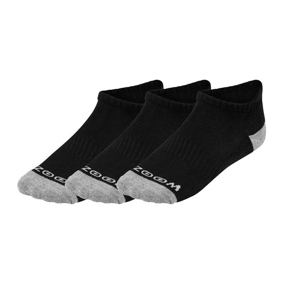 Zoom Crew Damen Socken, 3Paar, schwarz
