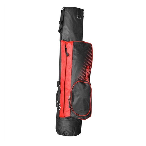 Longridge 5‘‘ Pencilbag, schwarz/rot