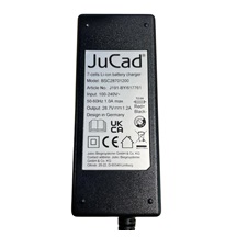 Ladegerät für JuCad Li-Ion 1.0 mit Binderstecker (Standard Plug)