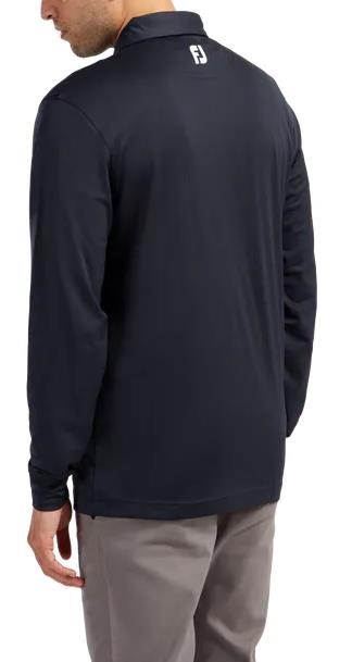 FootJoy Thermolite Herren Langarm-Polo, dunkelblau