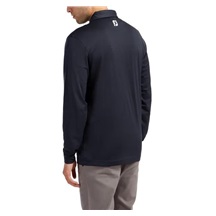 FootJoy Thermolite Herren Langarm-Polo, dunkelblau