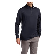 FootJoy Thermolite Herren Langarm-Polo, dunkelblau