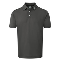 FootJoy Stretch Pique Solid Athletic Fit Herren Poloshirt, charcoal