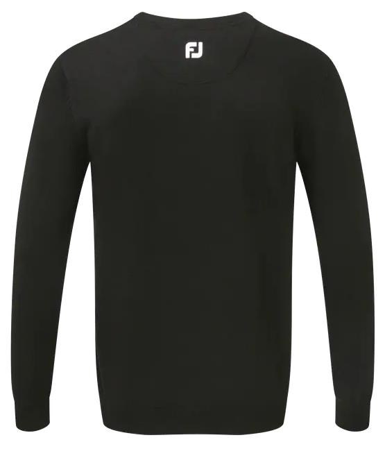 FootJoy Wool Blend V-Neck Herren Pullover, schwarz