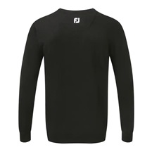 FootJoy Wool Blend V-Neck Herren Pullover, schwarz