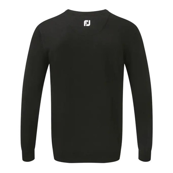 FootJoy Wool Blend V-Neck Herren Pullover, schwarz