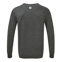 FootJoy Wool Blend V-Neck Herren Pullover, dunkelgrau