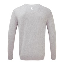 FootJoy Wool Blend V-Neck Herren Pullover, grau