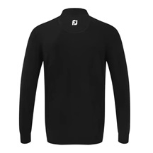 FootJoy Wool Blend 1/2 Zip Herren Pullover, schwarz