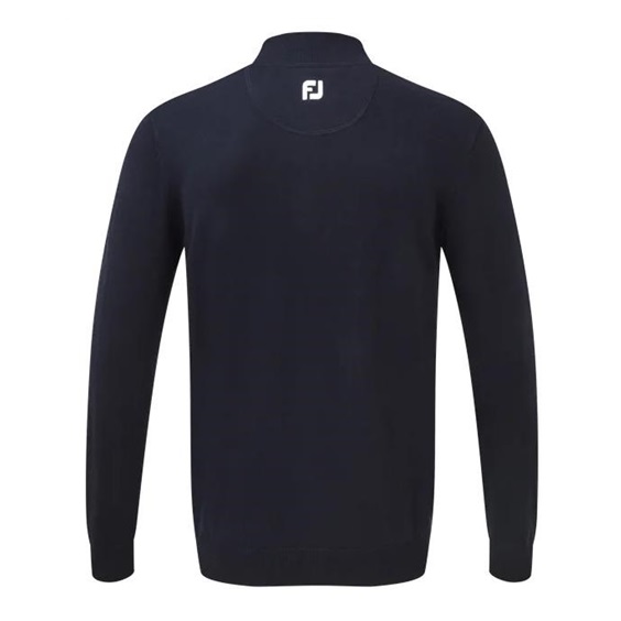 FootJoy Wool Blend 1/2 Zip Herren Pullover, dunkelblau