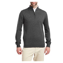 FootJoy Wool Blend 1/2 Zip Herren Pullover, grau