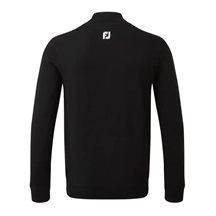 FootJoy Wool Blend Lined 1/2 Zip Herren Pullover, schwarz