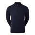 FootJoy Wool Blend Lined 1/2 Zip Herren Pullover, dunkelblau