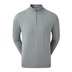 FootJoy Wool Blend Lined 1/2 Zip Herren Pullover, grau
