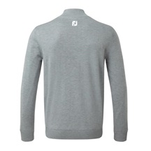 FootJoy Wool Blend Lined 1/2 Zip Herren Pullover, grau