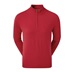 FootJoy Wool Blend Lined 1/2 Zip Herren Pullover, rot