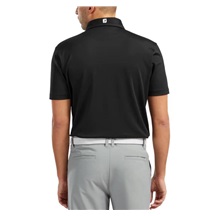 FootJoy Stretch Pique Solid Herren Poloshirt, schwarz