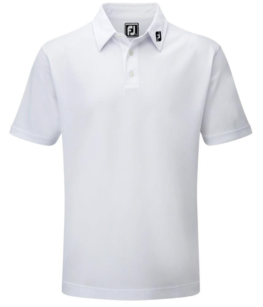 FootJoy Stretch Pique Solid Herren Poloshirt, weiss