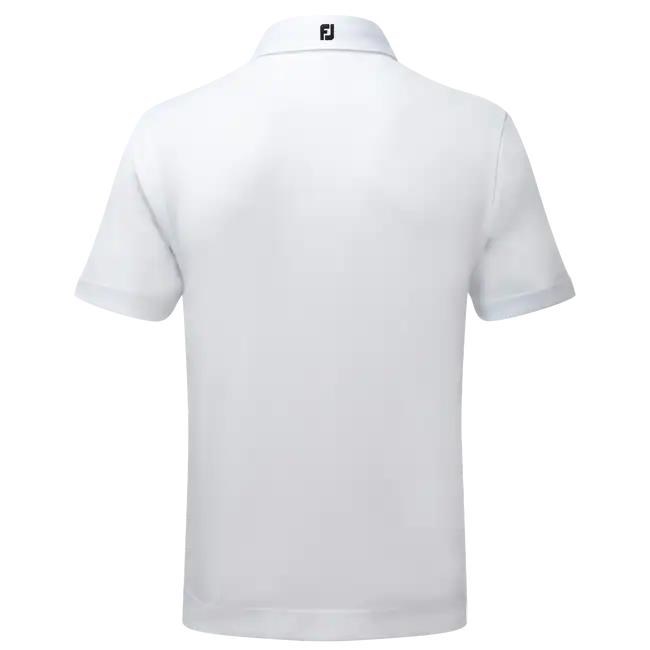 FootJoy Stretch Pique Solid Herren Poloshirt, weiss