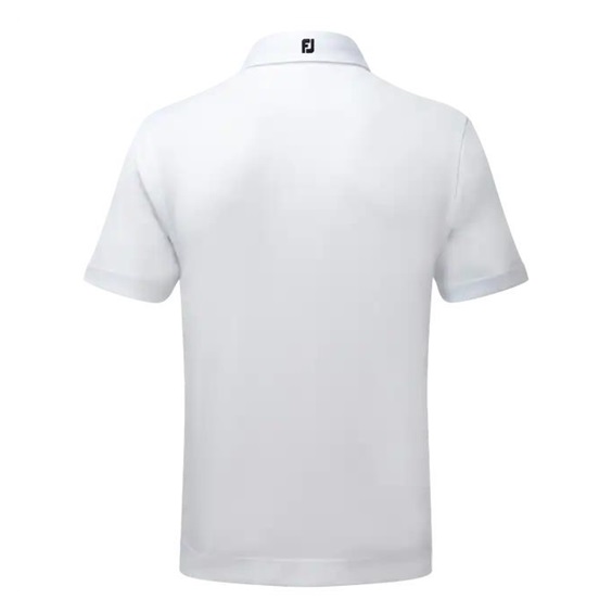 FootJoy Stretch Pique Solid Herren Poloshirt, weiss