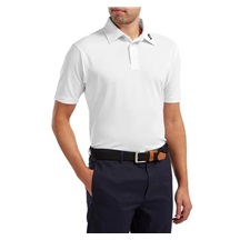 FootJoy Stretch Pique Solid Herren Poloshirt, weiss