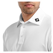 FootJoy Stretch Pique Solid Herren Poloshirt, weiss