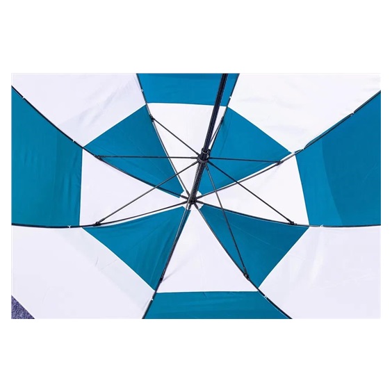 Longridge Dual Canopy Regenschirm 60", blau/weiß