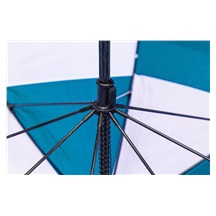 Longridge Dual Canopy Regenschirm 60", blau/weiß