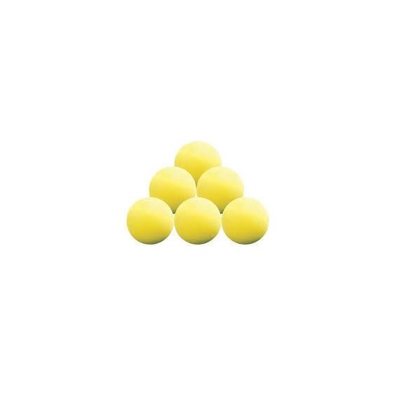 Longridge Yellow Foam Trainingsbälle, 6Stk.