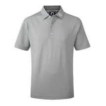 FootJoy Stretch Pique Solid Junior Poloshirt, grau