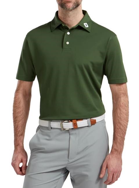FootJoy Stretch Pique Solid Athletic Fit, Olive
